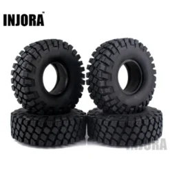 INJORA 1.9” Rubber Rocks Banden – 114×39mm – Set van 4
