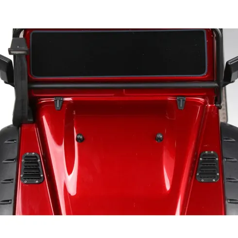 INJORA Set TRX4 Zwarte Plastic Luchtinlaatgrille & Motorkap Scharnier voor 1:10 RC Crawler Traxxas TRX-4