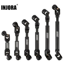 INJORA Stalen Heavy-Duty Aandrijfas voor 1/10 RC Crawler Axial SCX10, TRX-4 & Redcat Gen8 – 68-86mm