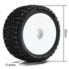 INJORA Unglued Pin Buggy Banden & Velgen voor 1/28 Losi Micro-T Wit