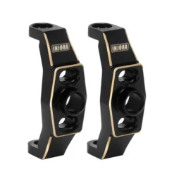 INJORA Verstelbare Messing Caster Blocks (Clockable C Hub Carriers) voor 1/18 TRX4M RC Crawler