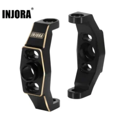 INJORA Verstelbare Messing Caster Blocks (Clockable C Hub Carriers) voor 1/18 TRX4M RC Crawler