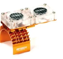 Integy Motor Heatsink + Twin Cooling Fan for Traxxas Slash 4X4 & Rustler 4X4 & Hoss 4X4 & Stampede 4X4