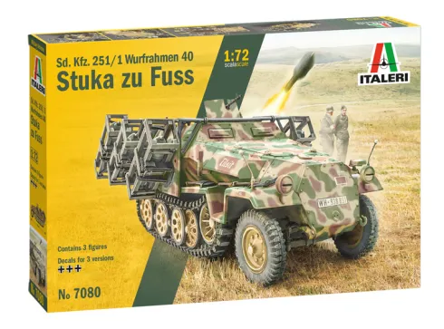 Italeri Sd. Kfz. 251/1 Wurfrahmen 40 Stuka zu Fuss 1:72 bouwpakket