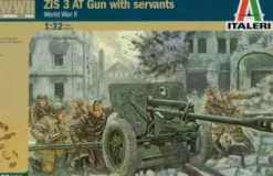 Italeri ZIS 3 AT Gun with servants – 1:72 bouwpakket