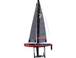 JOYSWAY Focus V3 1-meter Zeilboot RTR Rood – Wedstrijdwaardige RC-zeilboot met uitstekende vaareigenschappen