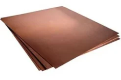Koper plaat 200 x 200mm 1.0mm