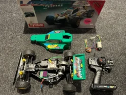 Kyosho Lazer 2000 RC auto compleet geleverd (Vintage model voor zijn leeftijd zeer netjes)!