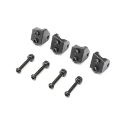 Losi Aluminum Lower 4-link Mount Set Black Mini LMT (4) – LOS314006