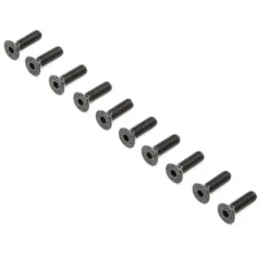 Losi Flat Head Screws M4 x 12mm STL (10) – LOS-4014