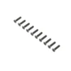 Losi Flat Head Screws, Steel, Black Oxide, M4 x 18mm (10) – LOS255020