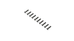 Losi Flat Head Screws, Steel, Black Oxide, M4 x 18mm (10) – LOS255020