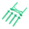 LOSI Rear Body Support and Body Posts, Green: LMT – LOS241045