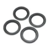 Losi Snap-in Beadlock Rings, Black (4): LMT 2.0 – LOS-1822