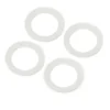 Losi Snap-in Beadlock Rings, White (4): LMT 2.0 – LOS-1823