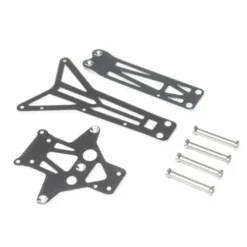 Losi Top Chassis Brace and Standoffs, Front/Rear RZR Rey – LOS230105