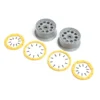 Losi Wheels Silver Yellow Beadlock (2) DBXL 2.0 – LOS45036