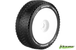 Louise B-Groove 1/8 Buggy Banden Zeskant 17 mm (super zacht) wit – Verpakt per 2 stuks