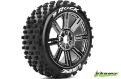 Louise B-Rock 1/8 Buggy Banden Zeskant 17 mm (zacht) chrome – Verpakt per 2 stuks