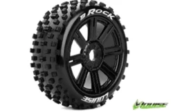 Louise B-Rock 1/8 Buggy Banden Zeskant 17 mm (zacht) zwart – Verpakt per 2 stuks