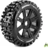 Louise B-Ulldoze 1/8 Buggy Banden Zeskant 17 mm (zacht) zwart – Verpakt per 2 stuks