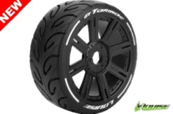 Louise MFT GT-Tarmac 1/8 Buggy Banden Zeskant 17 mm zwart (zacht) – Verpakt per 2 stuks
