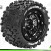 Louise MFT MT-Uphill 1/10 Traxxas MAXX 4S 1/2 Offset black chrome – Verpakt per 2 stuks