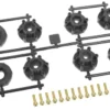 Louise 1/10 SC REMOVABLE HEX 12,14,17mm & 12pcs M3x10 – Set for 2 wheels – LR-TS-REM-HEX-10th-SC
