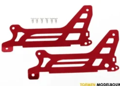 Main frame & side plate & outer red anodized aluminium & screws – TRX6327