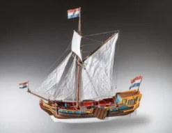 Mamoli Dutch Statenjacht van Dusek houten scheepsmodel 1:48