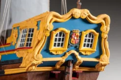 Mamoli Dutch Statenjacht van Dusek houten scheepsmodel 1:48