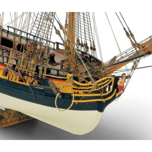 Mamoli HMS Surprise Engels fregat houten scheepsmodel 1:75