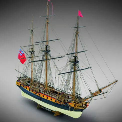 Mamoli HMS Surprise Engels fregat houten scheepsmodel 1:75