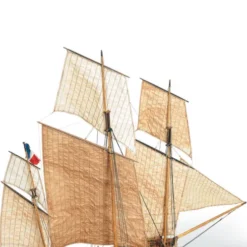 Mamoli Le Coureur Franse logger houten scheepsmodel 1:54