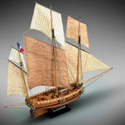 Mamoli Le Coureur Franse logger houten scheepsmodel 1:54