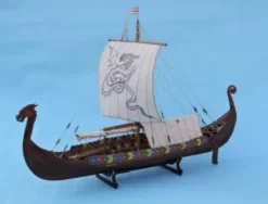 Mantua Drakkar Viking houten scheepsmodel 1:50 (mooiste in zijn soort)