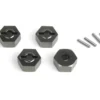 Maverick RC Aluminium 14mm Hex Hub Set (Grey/4pcs) – 150472