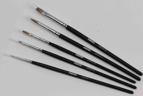 MENG Model professionele penselenset bestaande uit 5 stuks