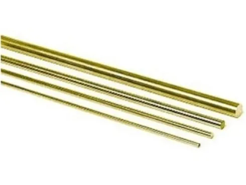 Messing draad 1.0mm dik – 100cm lang
