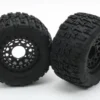 Method Terraform Belted 1/10 Monster Truck Tyres On Array Beadlock Rims (12mm/14mm) (Traxxas / ARRMA / HPI)