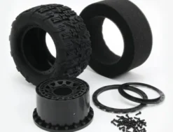 Method Terraform Belted 1/10 Monster Truck Tyres On Array Beadlock Rims (12mm/14mm) (Traxxas / ARRMA / HPI)