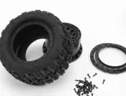 Method Terraform Belted 1/10 Monster Truck Tyres On Array Beadlock Rims (12mm/14mm) (Traxxas / ARRMA / HPI)