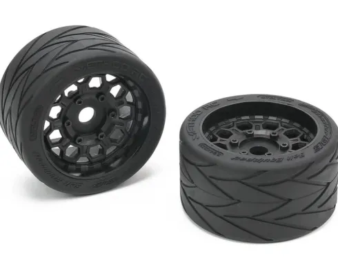 Method Velociter Belted Onroad Tyres On Hive Rims 1/7 54/100 (ARRMA Infraction / Limitless / Felony)