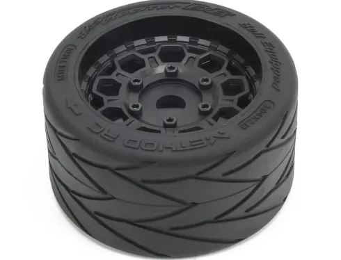 Method Velociter Belted Onroad Tyres On Hive Rims 1/7 54/100 (ARRMA Infraction / Limitless / Felony)