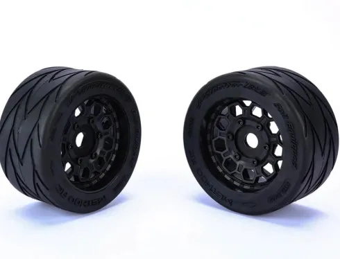 Method Velociter Belted Onroad Tyres On Hive Rims 1/7 54/106 (ARRMA Infraction / Limitless / Felony)