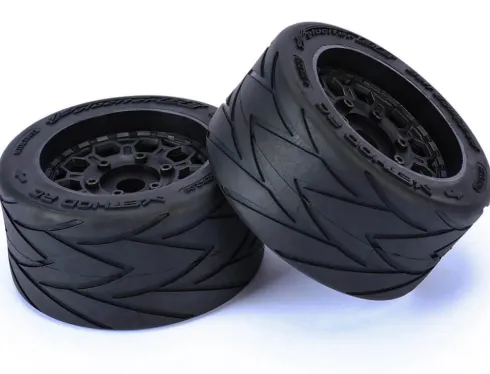 Method Velociter Belted Onroad Tyres On Hive Rims 1/7 54/106 (ARRMA Infraction / Limitless / Felony)