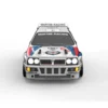 MJX Hyper GO 14302 1/14 Lancia Delta Rally 4WD RTR compleet met 2000mAh 2S lipo accu en lader en 2 extra sets (onroad en offroad) banden