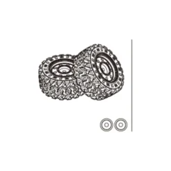 MJX 14301 Rubber Tires (2PCS) – MX-14300F