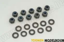 M6 nuts with disk 10pcs – G-06112