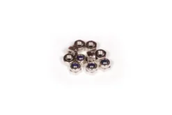 M2.5 Nylon Locking Hex Nut – Silver 10pcs – AXA1041